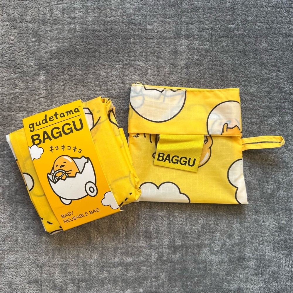 NEW BAGGU Bag Sanrio Characters Baby Baggu Gudetama Japan Limited Original - Picture 4 of 12